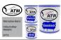 Preview: Mercedes-Benz, Iridiumsilber Metallic, 9775: 1L Lackdose + 1L Klarlack + 500ml Härter - Set, von ATW Autoteile West.